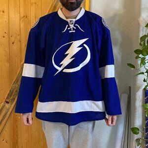 Reebok Team Issued Tampa Bay Lightning NHL Hockey Jersey size 58